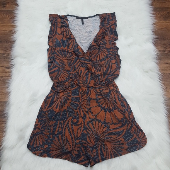 BCBGMaxAzria Pants - BCBGMAXAZRIA Flutter Romper